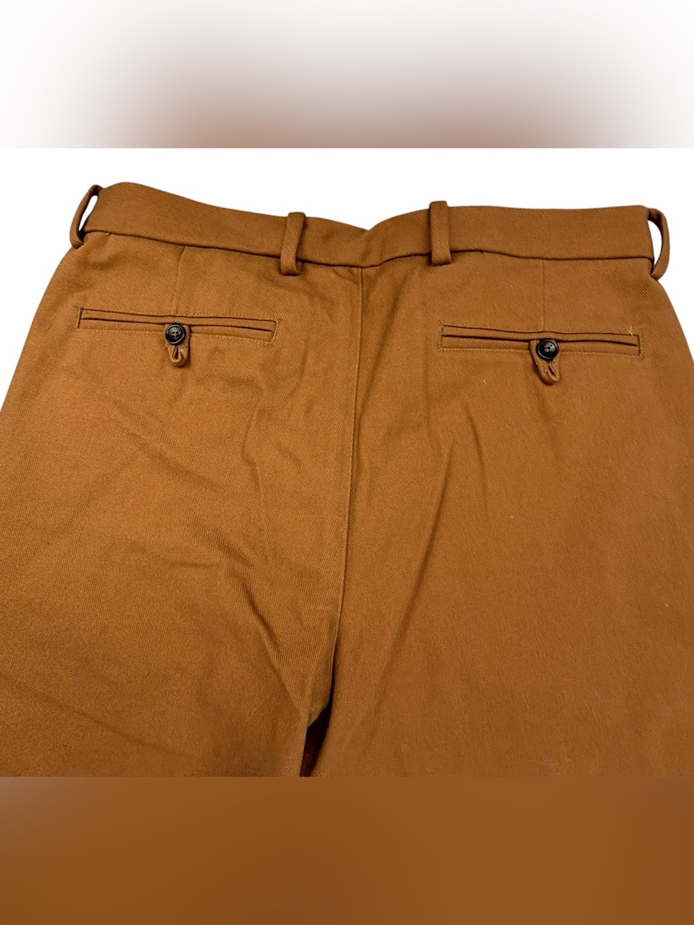 NWOT | Gustin | #207 Camel Duck Canvas Chinos | Size 35 - Picture 7 of 12